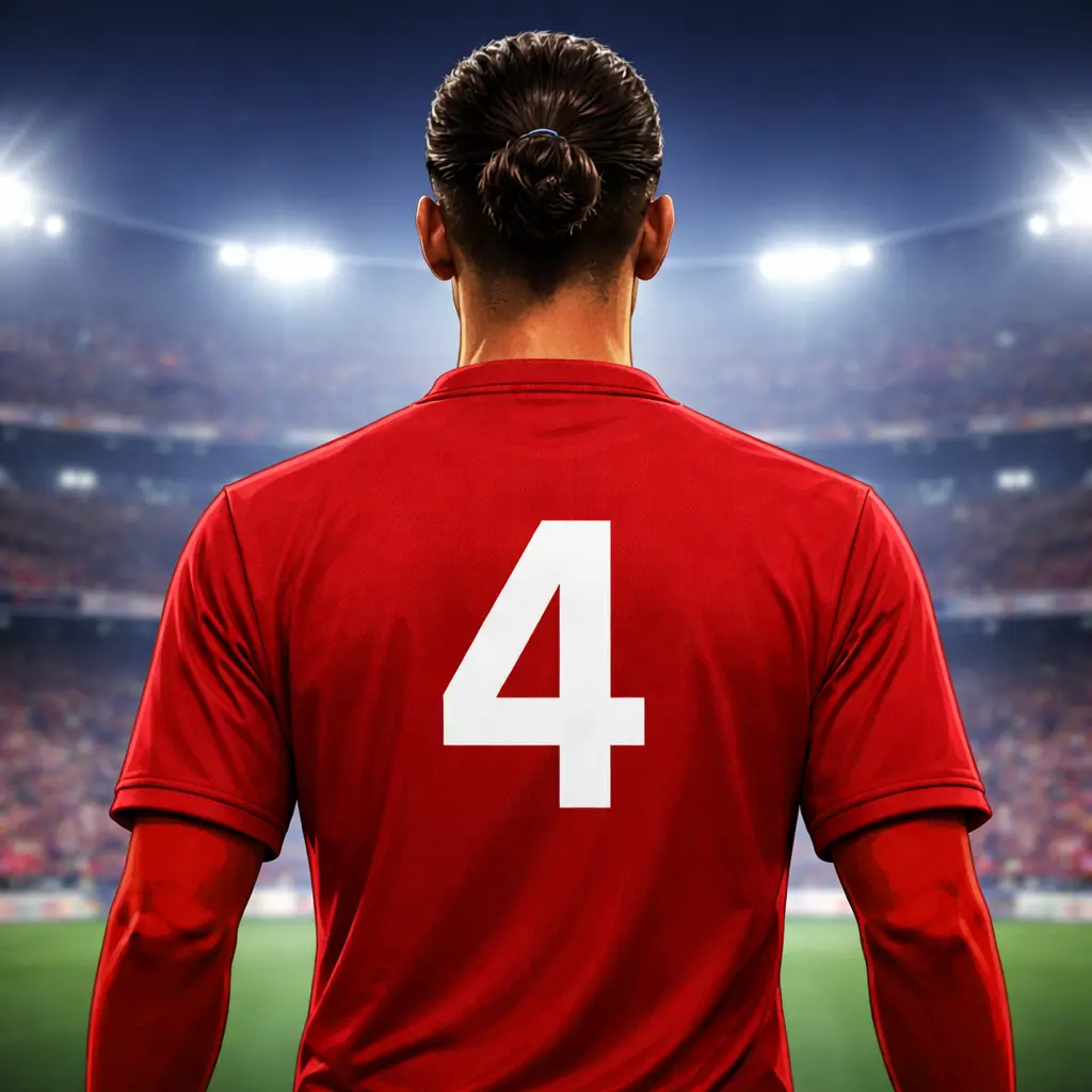 Virgil van Dijk — stylized avatar